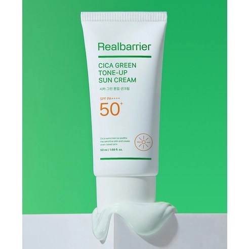 Cica Green Tone-Up Sun Cream [SPF 50+/PA++++], 50ml, 1pack - Image 2
