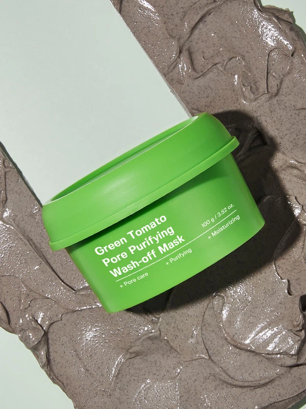 Green Tomato Pore Purifying Wash-Off Mask, 100g+100g - Image 2