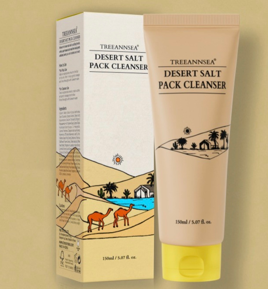 Desert Salt Pack Cleanser, 150ml, 1pack - Image 2