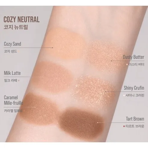 Eye Shiner Colormode Eye Palette, 7.2g, 01 Peach Orange, 1pack - Image 3