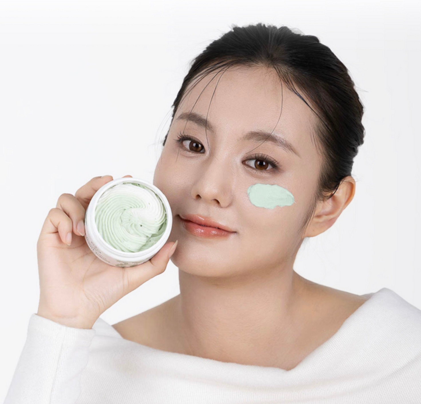 Houttuynia Cordata Soothing Moisture Mild Acidic Cream Cleanser, 100g, 1pack - Image 3