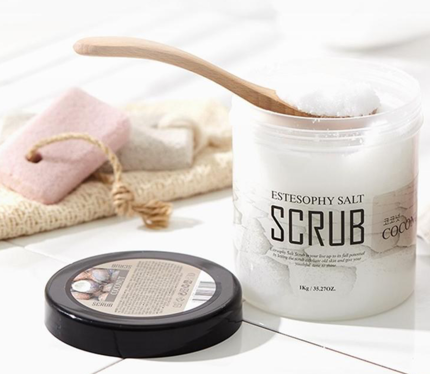 Salt Scrub [Coconut], 1,000g, 1pack - Image 2