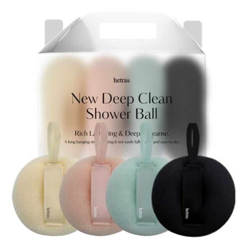 New Deep Clean Shower Ball, 4ea, 1pack - Image 2