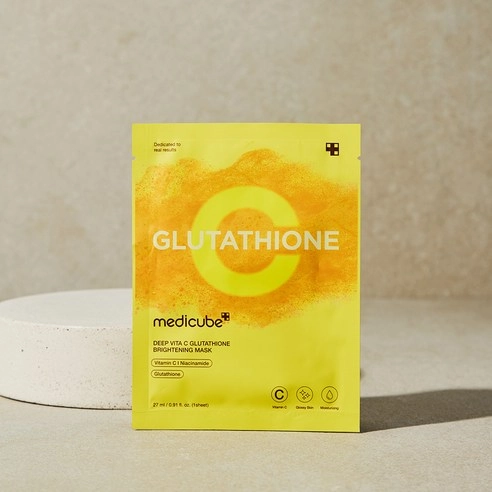 Deep Vita C Glutathione Brightening Mask, 4ea, 1pack - Image 2