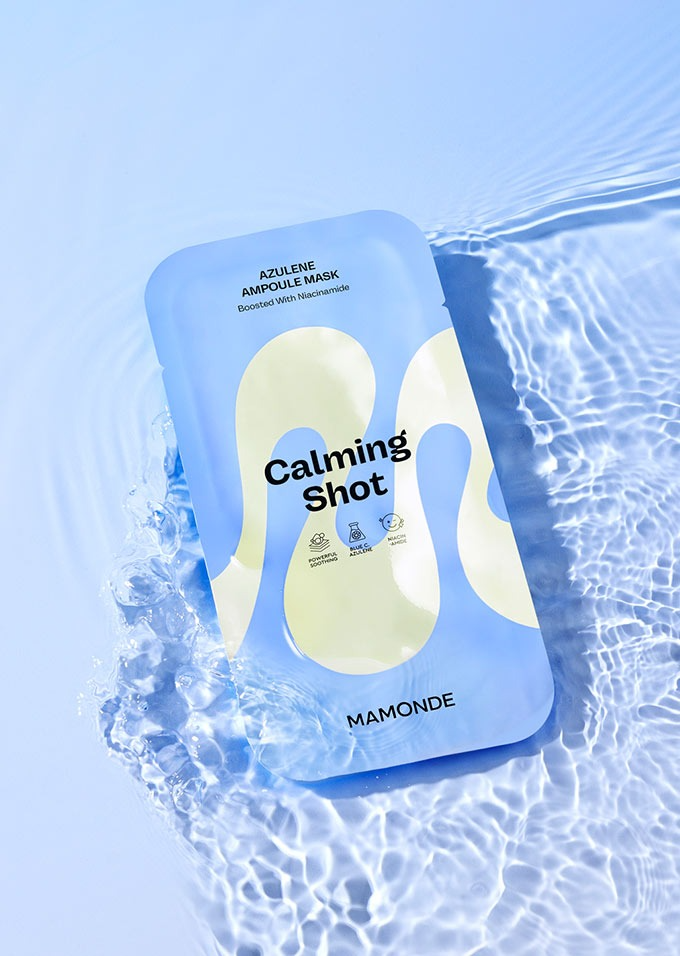 Calming Shot Azulen Ampoule Mask, 5ea, 1pack - Image 2