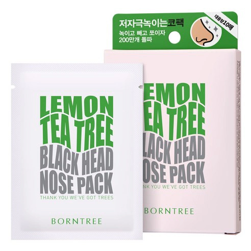Lemon Tea Tree Blackhead Nose Pack, 10ea, 1pack - Image 2