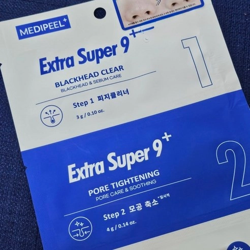 Extra Super 9 Plus Blackhead Out Nose Pack, 5ea, 1pack - Image 2