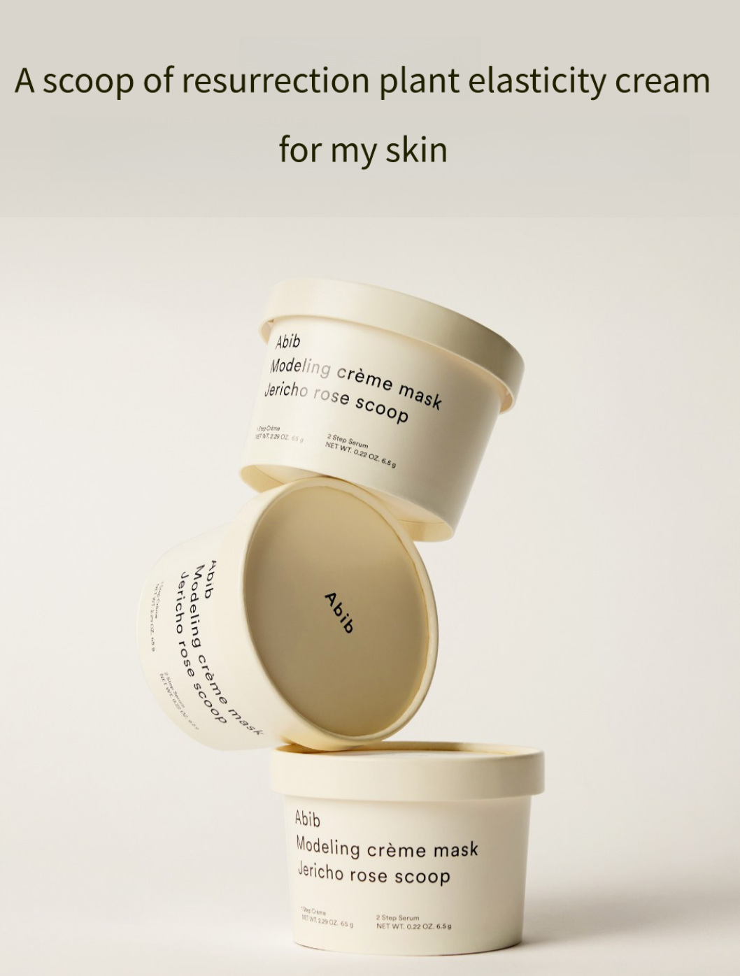Modeling Creme Mask Jericho Rose Scoop, 71g, 1pack