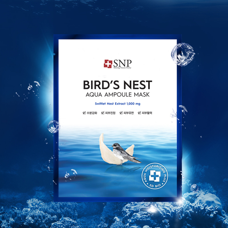 Sea Swallow Nest Aqua Moisture Ampoule Mask, 20ea - Image 2