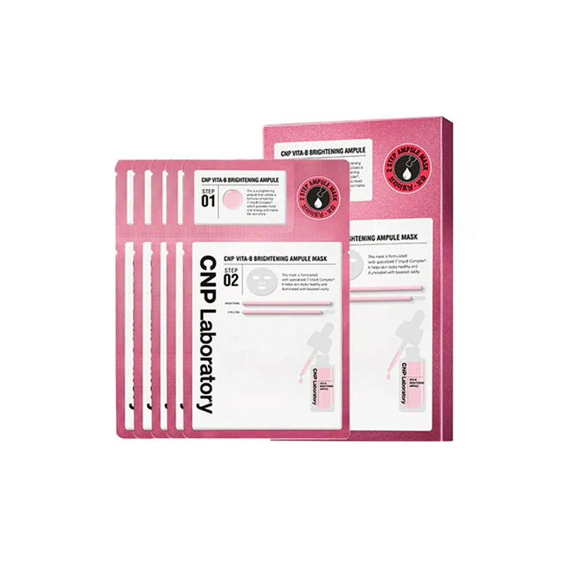 Vita B Brightening Ampoule Mask, 10ea, 1pack - Image 2