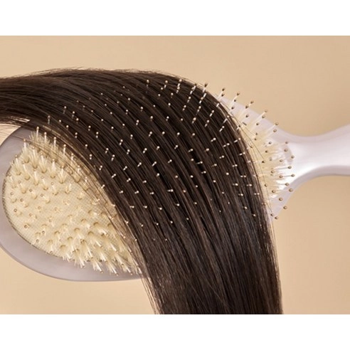 Silky Bristle Hair Brush, Pink Gray, 1pack - Image 5