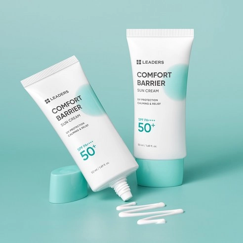 LEADERS Comfort Barrier Sun Cream [SPF50+/PA++++], 50ml+50ml - Image 5