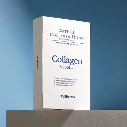 Sapphire Collagen Hydro Essential Mask, 30ml*10ea, 1pack - Image 2