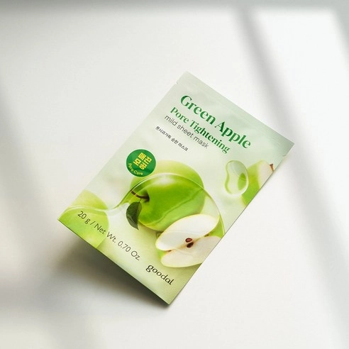 Green Apple Pore Tightening Mild Sheet Mask, 40ea - Image 2