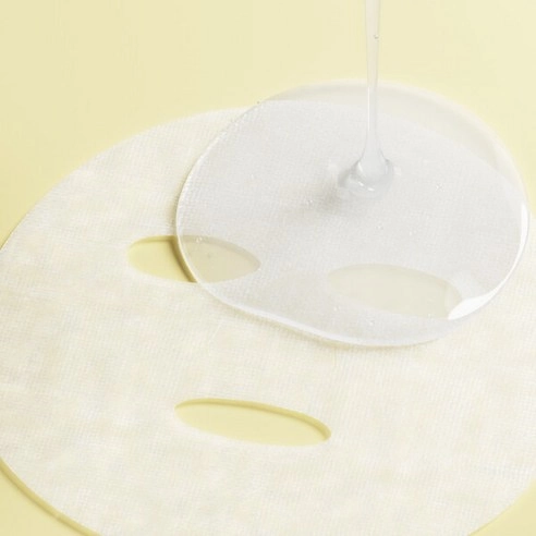 Lemon Dill Radiant Glow Cotton Mask, 5ea - Image 3