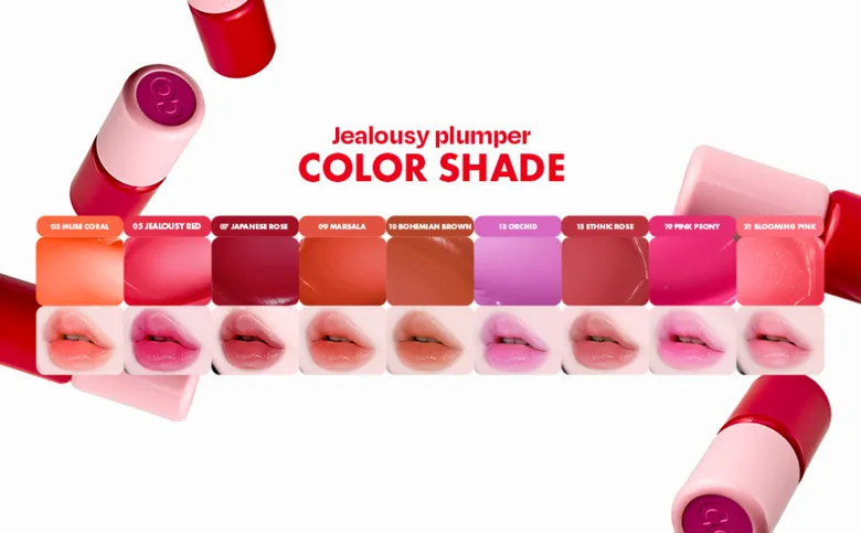 Jealousy Plumper, 3.4g, 19 Pink Peony, 1pack - Image 3