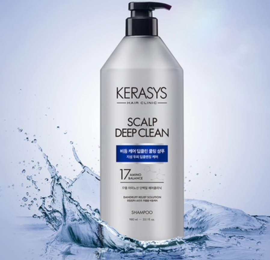 Scalp Dandruff Care Deep Clean Cooling Protein Shampoo, 980ml - Image 2