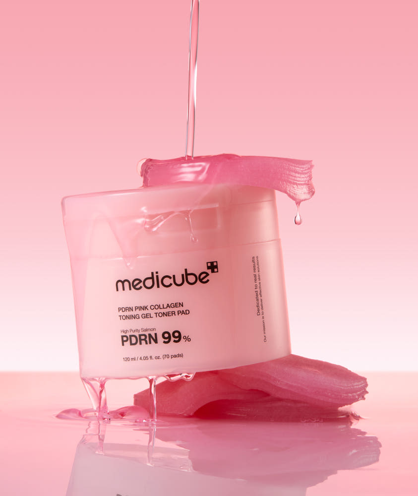 PDRN Pink Collagen Toning Gel Toner Pad, 70ea*2, 1pack - Image 3