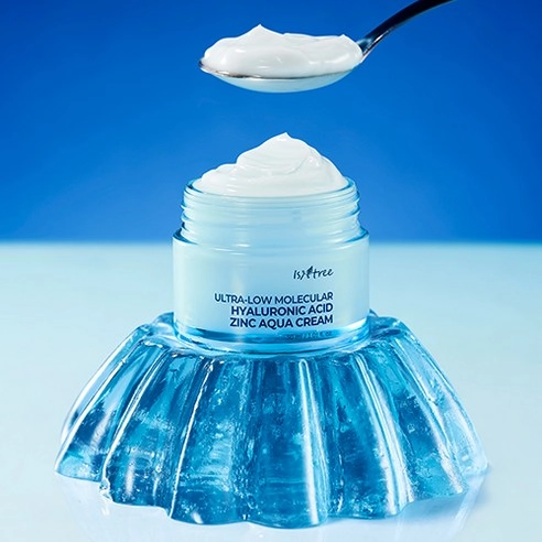 Ultra-Low Molecular Hyaluronic Acid Zinc Aqua Cream, 80ml, 1pack - Image 3