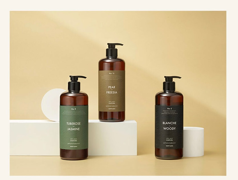 Skincare Perfume Body Wash [Blanche & Woody], 900g, 1pack - Image 3