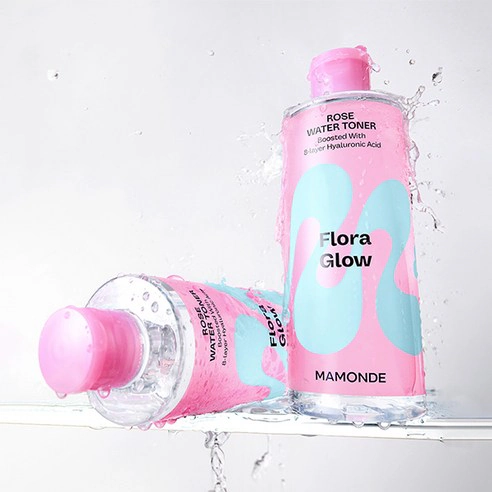 Flora Glow Rose Water Toner, 500ml, 1pack - Image 2