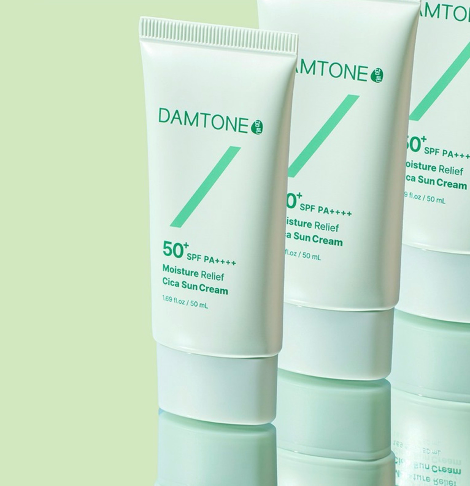 Moisture Relief Cica Sun Cream [SPF50+/PA++++], 50ml, 1pack - Image 3
