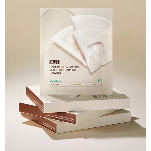 Licorice pH Balancing Real Toning Capsule Gel Mask, 4ea - Image 3