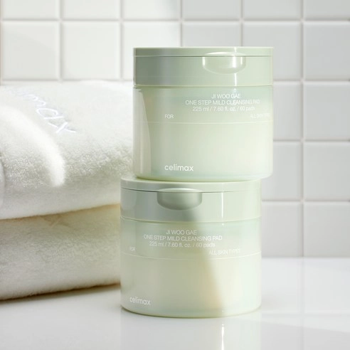 Ji Woo Gae One Step Mild Cleansing Pad, 60ea, 1pack - Image 2