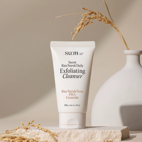 Secret Rice Nuruk Peeling to Foam Cleanser, 120g, 1pack - Image 3