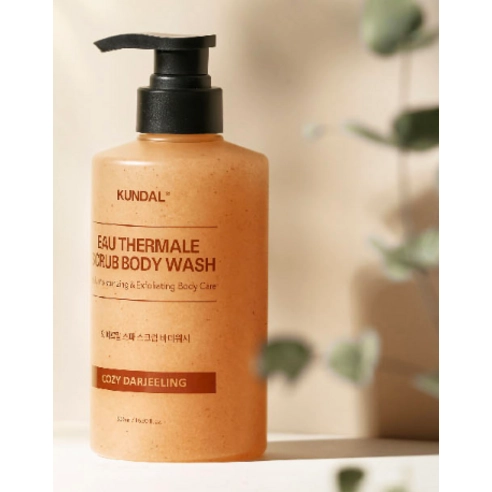 Eau Thermale Scrub Body Wash [Cozy Dazzling], 500ml, 1pack - Image 4