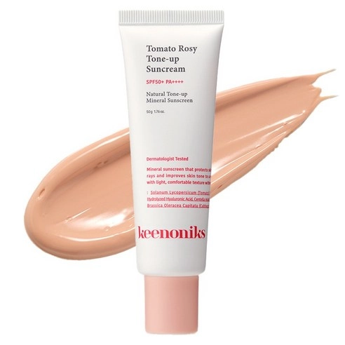 Tomato Rosy Tone-up Suncream [SPF50+/PA++++], 50g, 1pack - Image 3