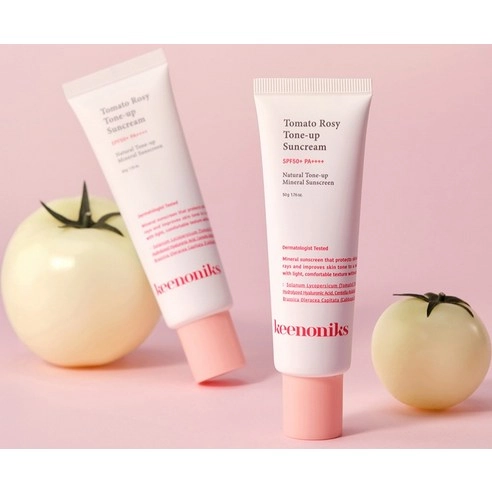 Tomato Rosy Tone-up Suncream [SPF50+/PA++++], 50g, 1pack - Image 5