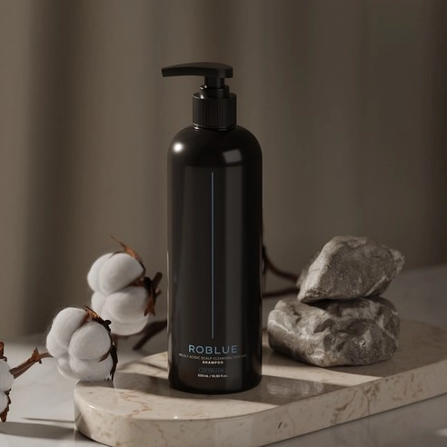 Mildly Acidic Scalp Cleansing Perfume Shampoo [Cotton Clean], 500ml, 1pack - Image 2