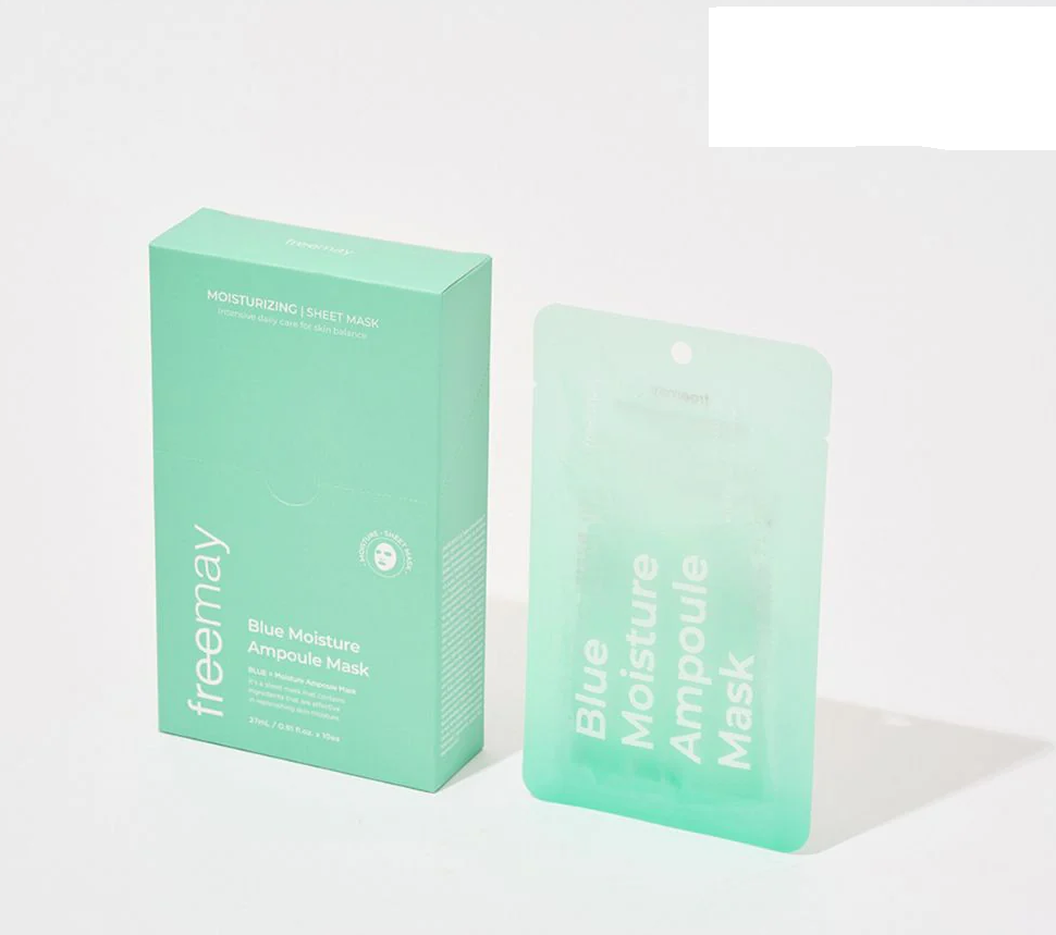 Blue Moisture Ampoule Mask, 10ea, 1pack - Image 2