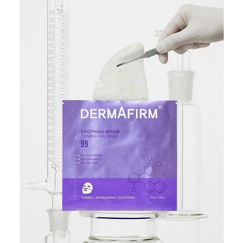 Soothing Repair Toning Gel Mask, 4ea, 1pack - Image 5