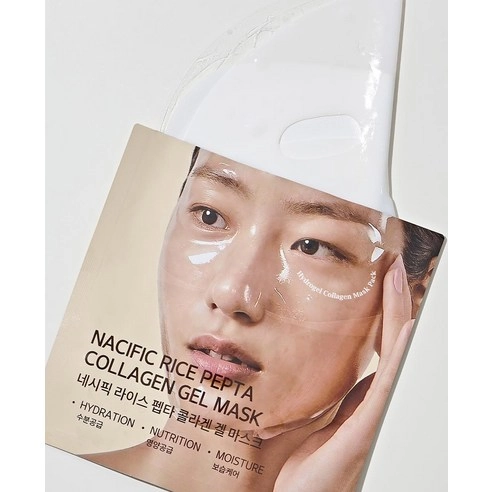 Rice Pepta Collagen Gel Mask, 4ea, 1pack - Image 4