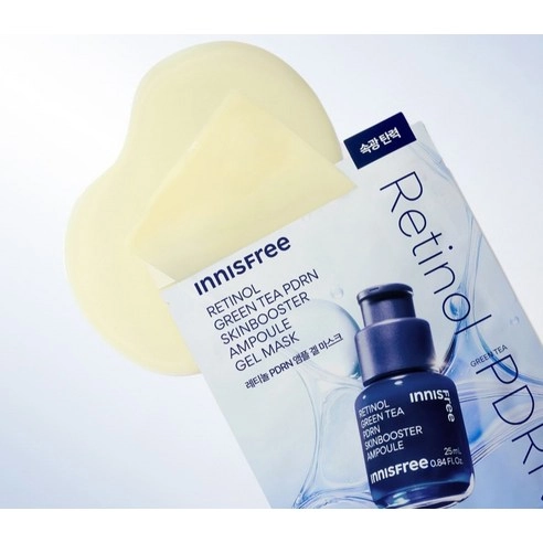 Retinol Greentea PDRN Skin Booster Ampoule Gel Mask, 2ea, 1pack - Image 2