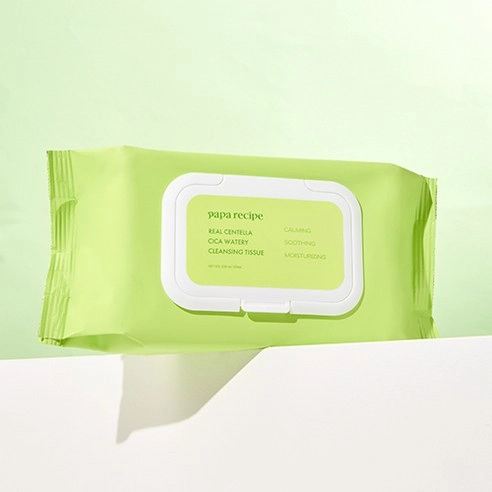Real Centella Cica Watery Cleansing Tissue, 100ea, 1pack - Image 7