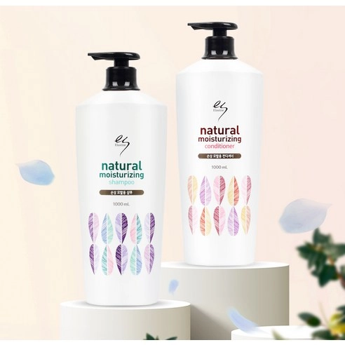 Natural Moisturizing Shampoo [For Damaged Hair], 1l, 1pack - Image 2