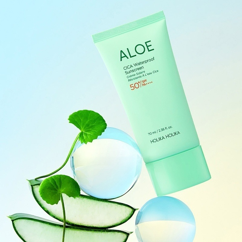 Aloe Cica Waterproof Sun Cream [SPF50+/PA++++] - Image 3