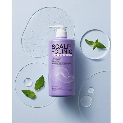 Scalp Clinic Deep Cleansing Mild Acidic Shampoo [Fresh Peppermint Scent], 950ml, 1pack - Image 3
