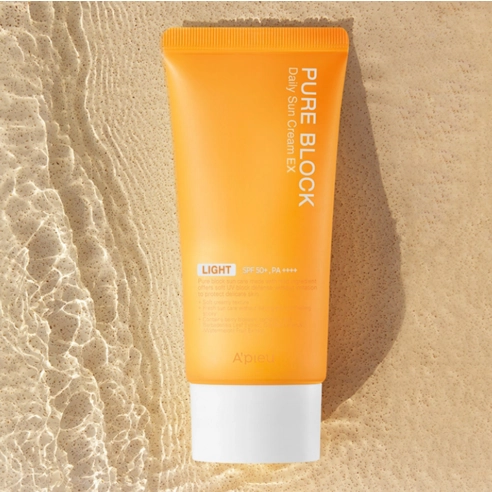 Pure Block Natural Daily Sun Cream Light [SPF50+/PA++++] - Image 2
