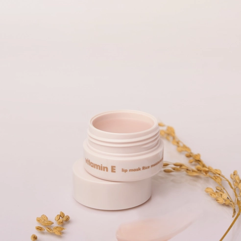Vitamin E Lip Mask Rice, 14g, 1pack - Image 2