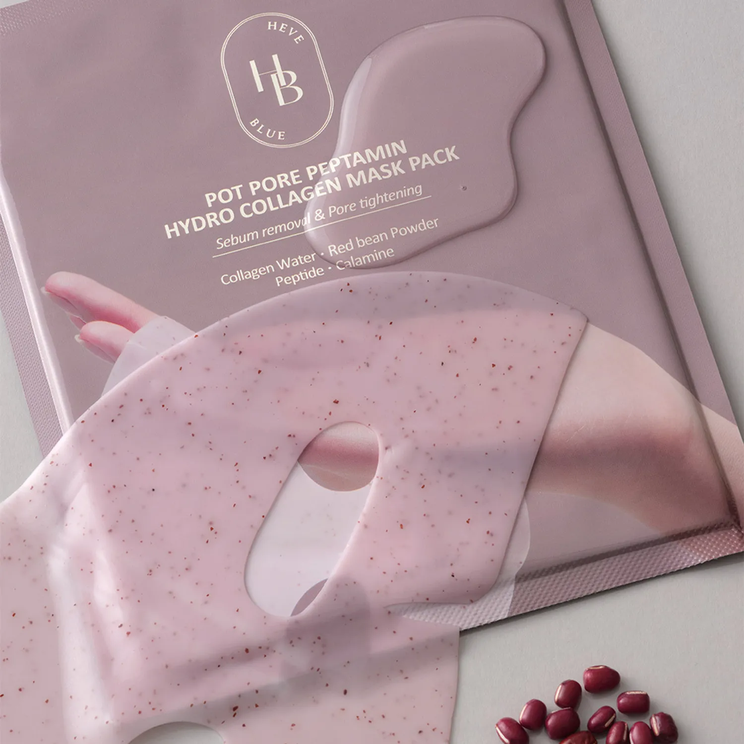 Pot Pore Peptamin Hydro Collagen Mask Pack Sheet, 35g*4ea, 1pack - Image 3