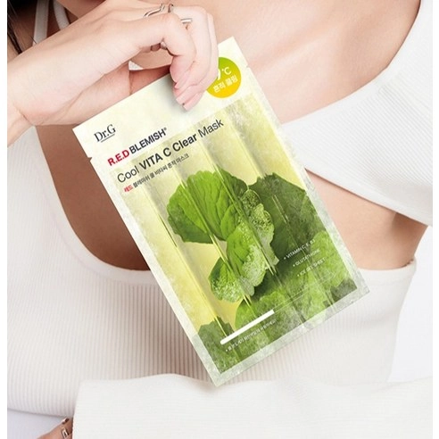 R.E.D Blemish Cool Vita C Clear Mask, 10ea, 1pack - Image 2