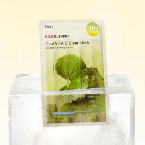 R.E.D Blemish Cool Vita C Clear Mask, 10ea, 1pack - Image 3