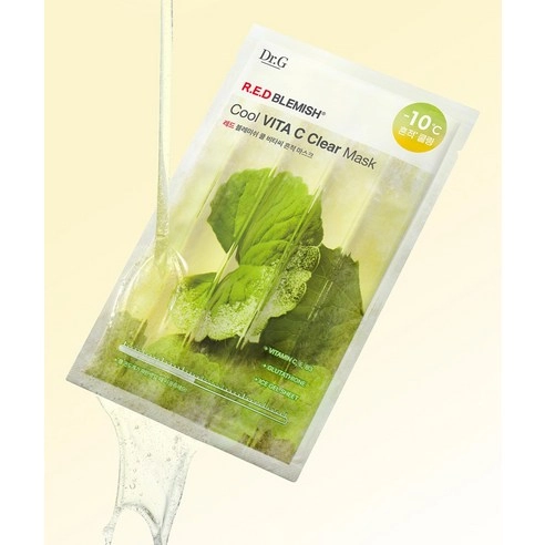 R.E.D Blemish Cool Vita C Clear Mask, 10ea, 1pack - Image 4