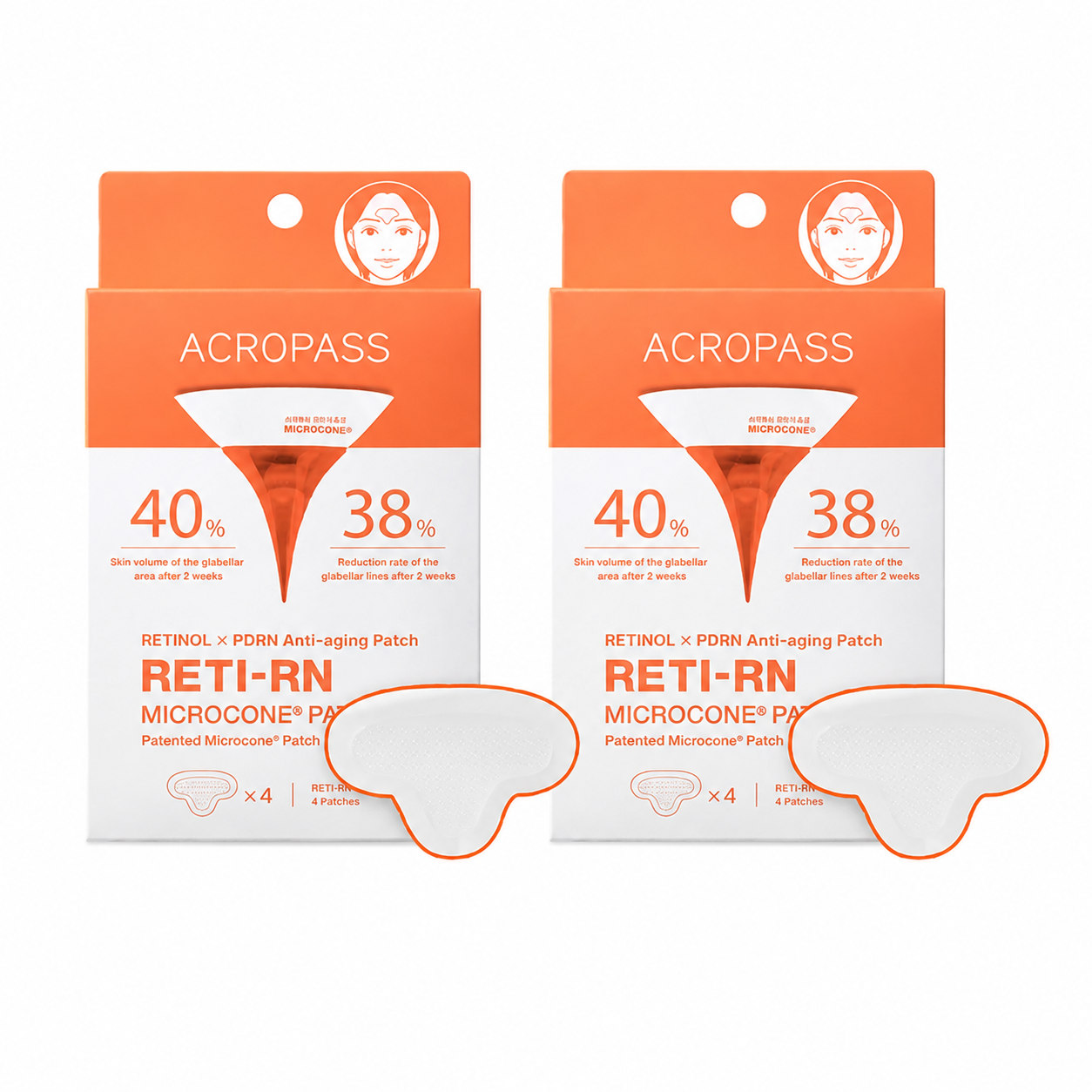Retialen Microcone Patch [T-Shaped], 4ea+4ea - Image 2