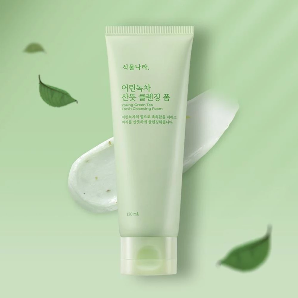 Young Green Tea Refreshing Cleansing Foam, 120ml, 1pack - Image 2