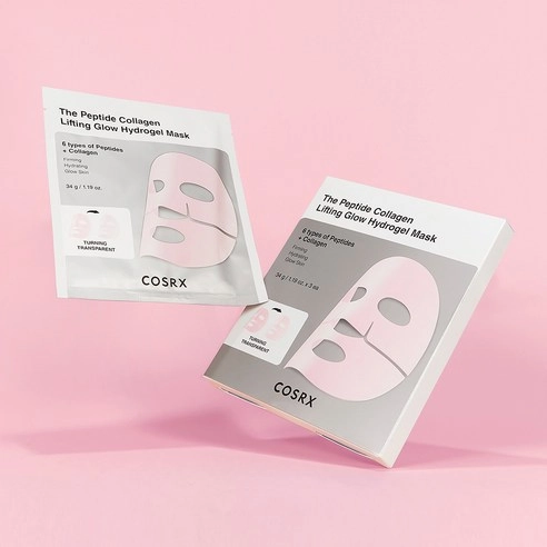 The Peptide Collagen Lifting Glow Hydrogel Mask, 3ea, 1pack - Image 3